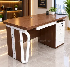 Modern Executive Office Desk With Drawers
