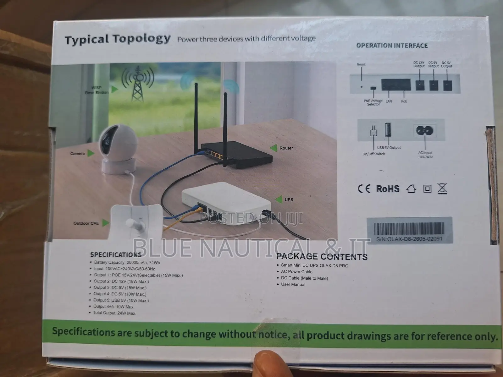 Smart Mini Dc Ups Pro -Olax