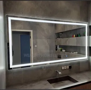 Large Smart LED Bathroom Mirror With Touch Sensor & Anti-Fog