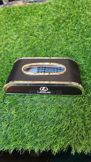 Lexus Car Tissue Box With Phone Number Display