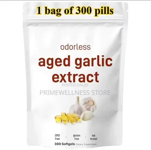 Odorless Aged Garlic Extract 300 Soft Gel