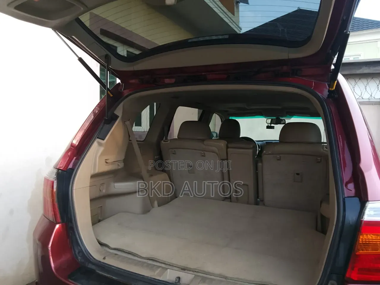 Toyota Highlander Limited 2008 Red