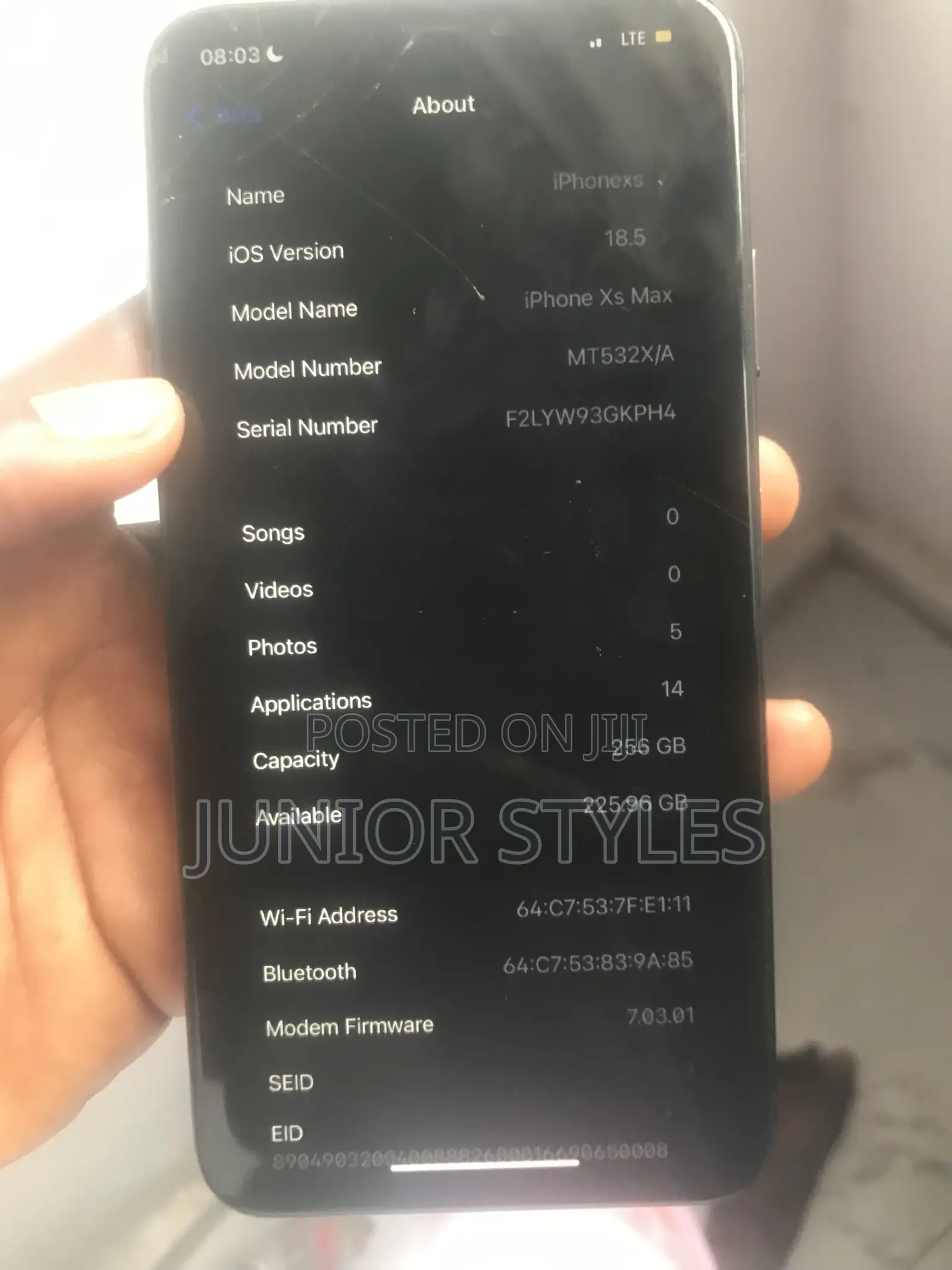 Apple iPhone XS Max 256 GB Black