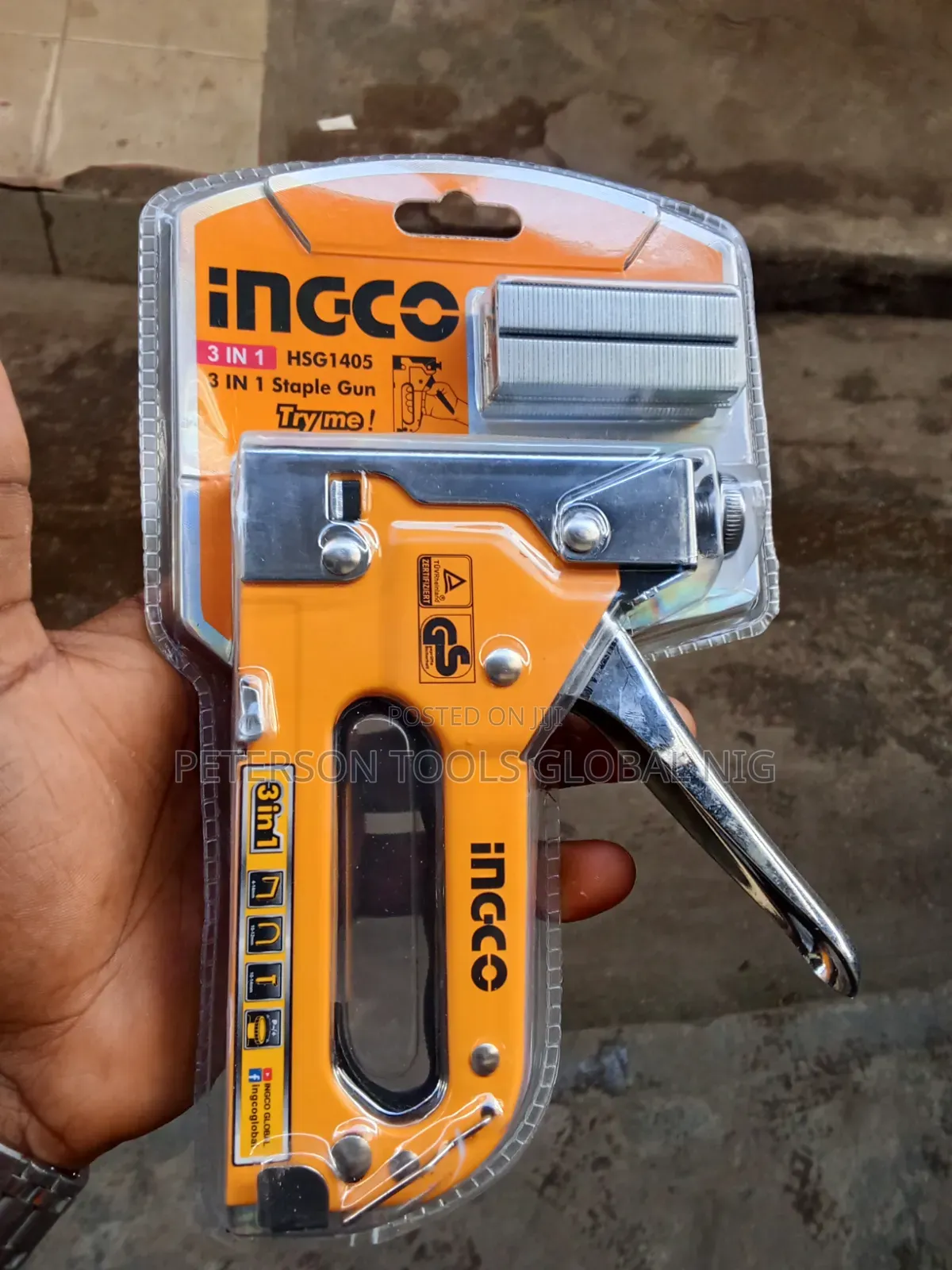 3 in 1 Ingco Staple Gun