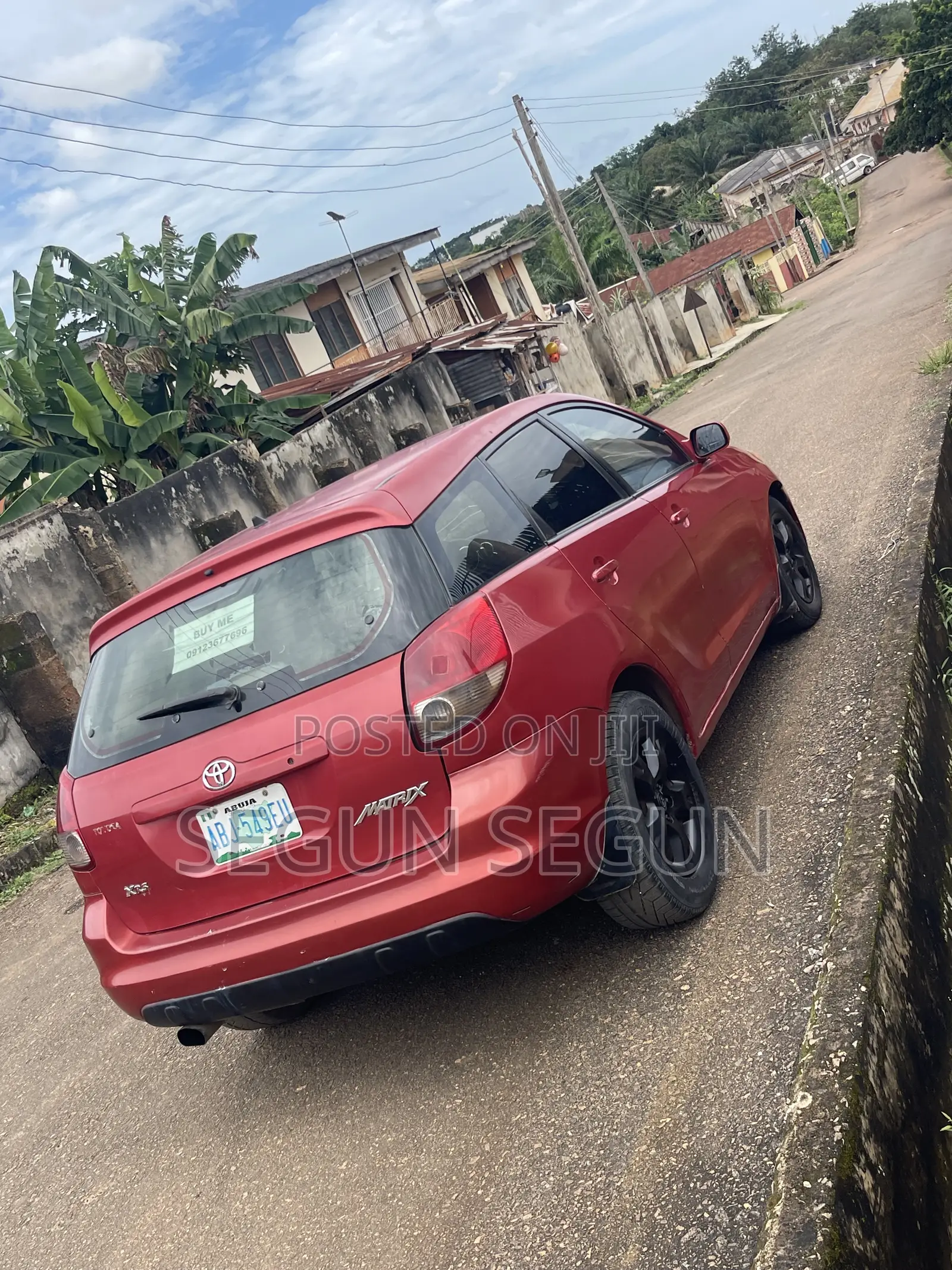 Toyota Matrix 2004 Red