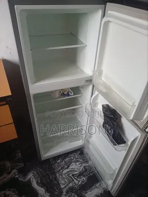 Standing Double Door Fridge and Freezer