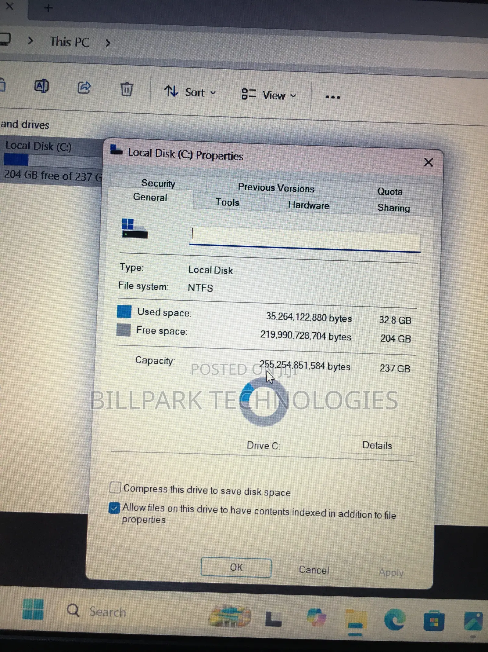 Laptop 8GB Intel Core i3 SSD 256GB