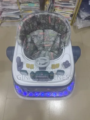 3-in-1 Convertible Baby Walker With Music, Lights and Adjustable Speed