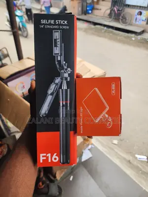 F16 Ultra Long Selfie Tripod Stand VL-60BI Mobile Phone LED Light