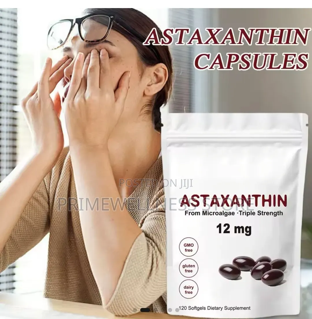 Astaxanthin From Microalgae Triple Strength 12mg, 120 Soft Gel