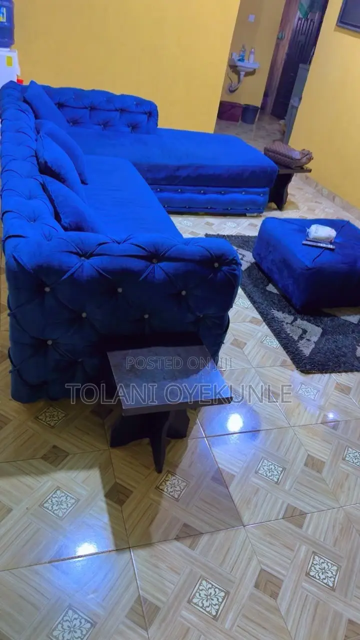 L Shape Sofa and Table