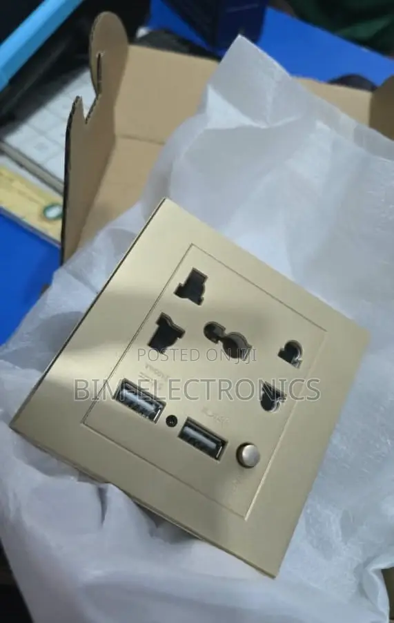 Smart Spy Socket Camera With 2 USB Port.