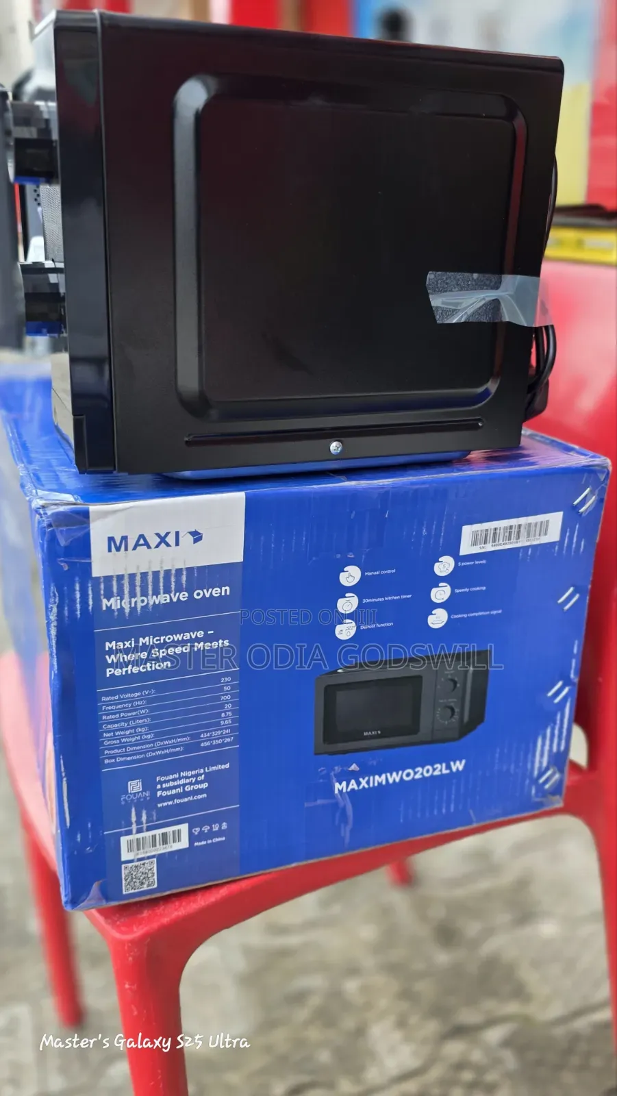 Maxi Microwave 20liters