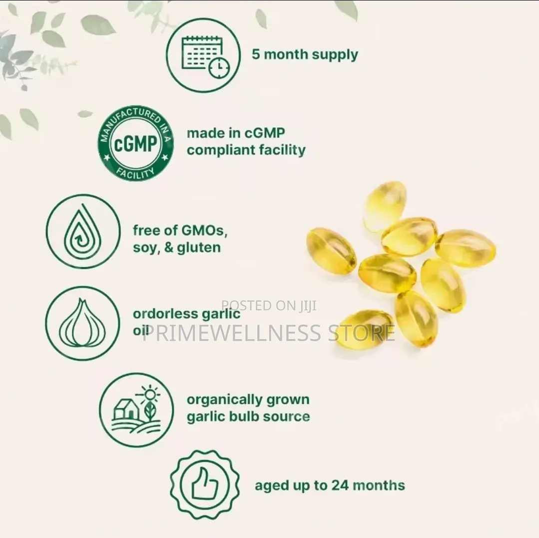 Odorless Aged Garlic Extract 300 Soft Gel