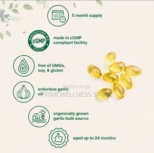 Odorless Aged Garlic Extract 300 Soft Gel