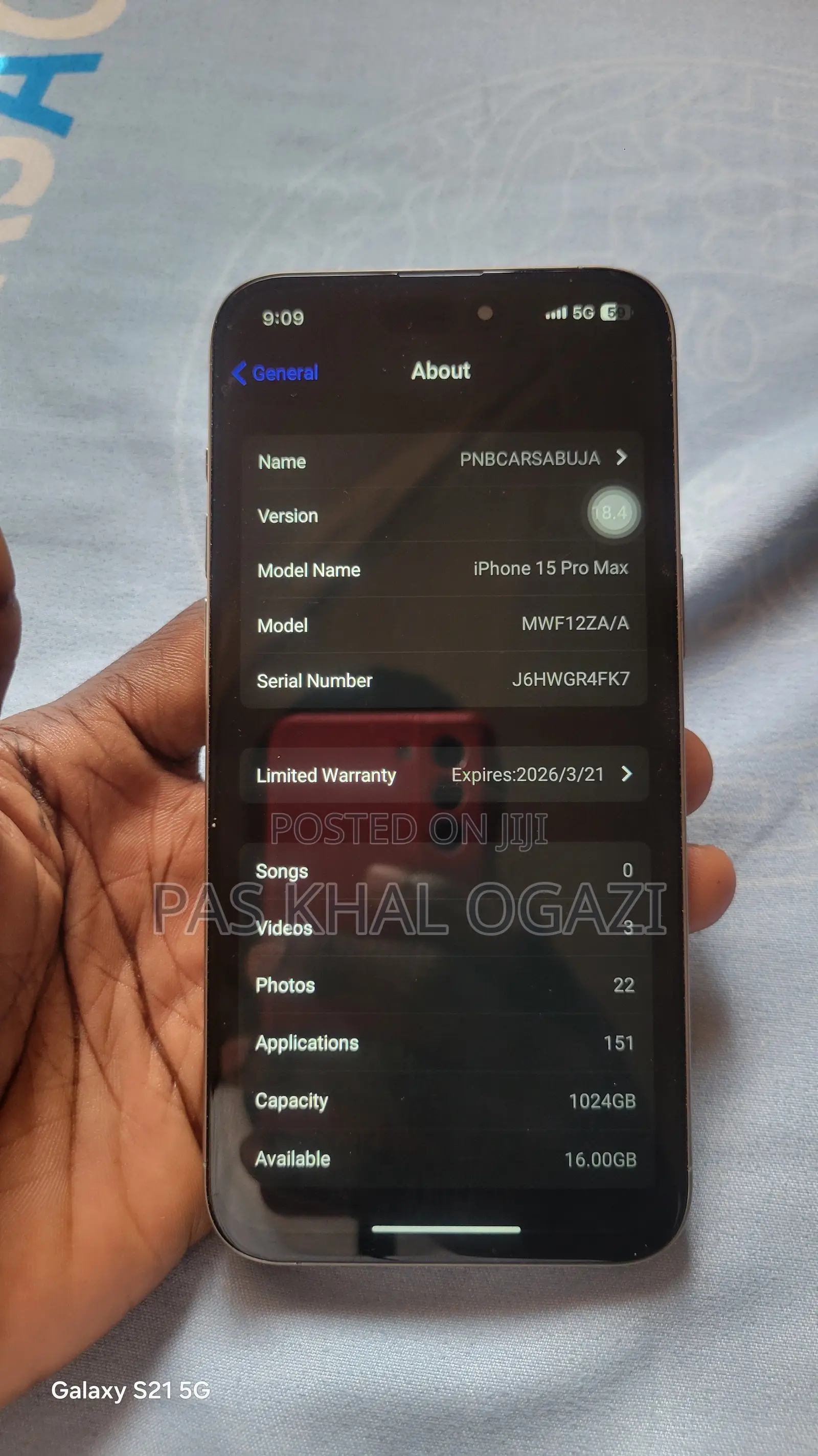 Apple iPhone 15 Pro Max 1 TB Graphite