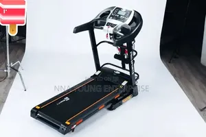 BodyFit Electric Treadmill With an Integrated Massage Belt and Incline