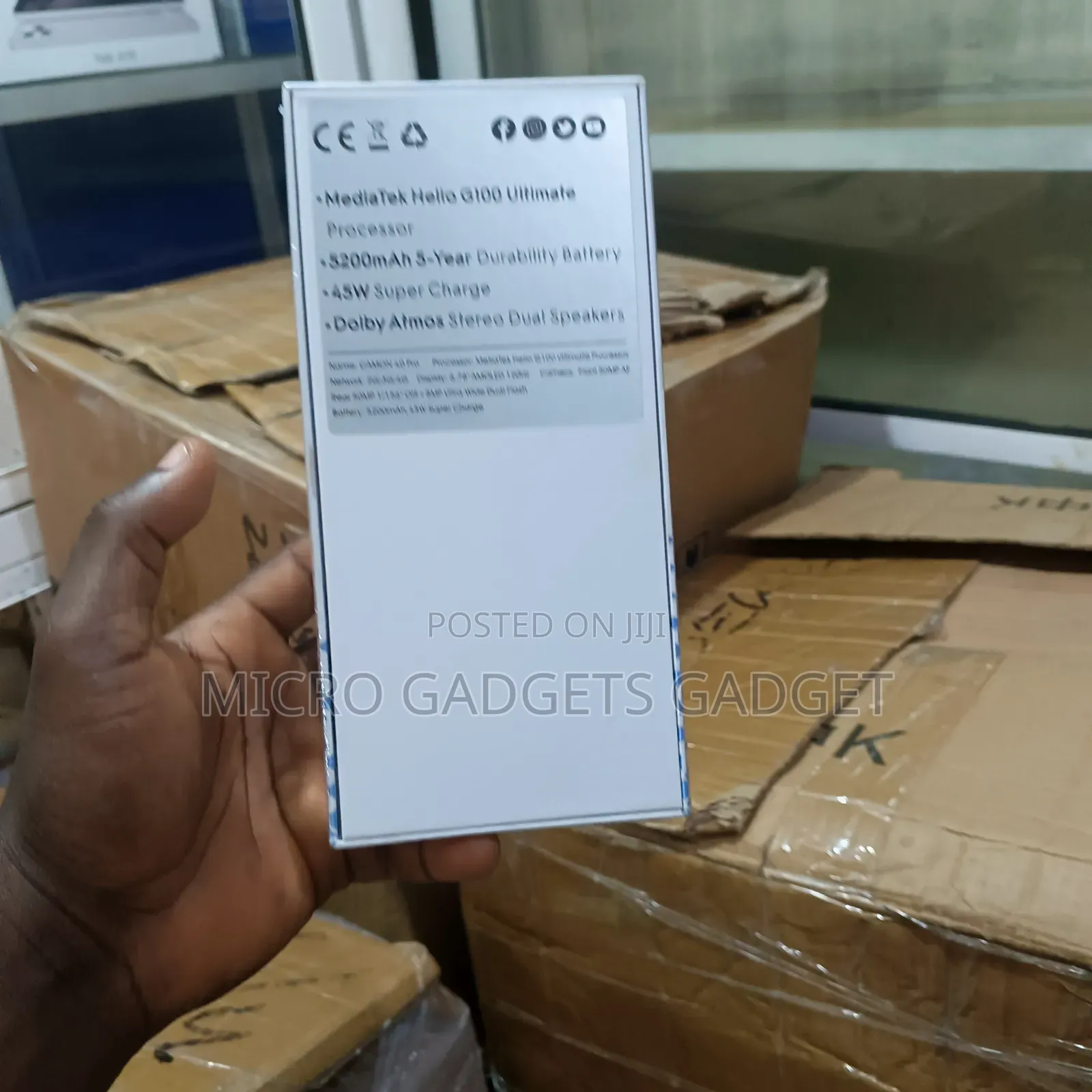 New Tecno Camon 40 Pro 5G 256 GB