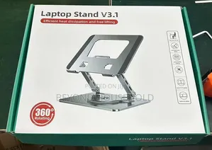 360° Rotating Ergonomic Laptop Stand – Adjustable Aluminum Riser