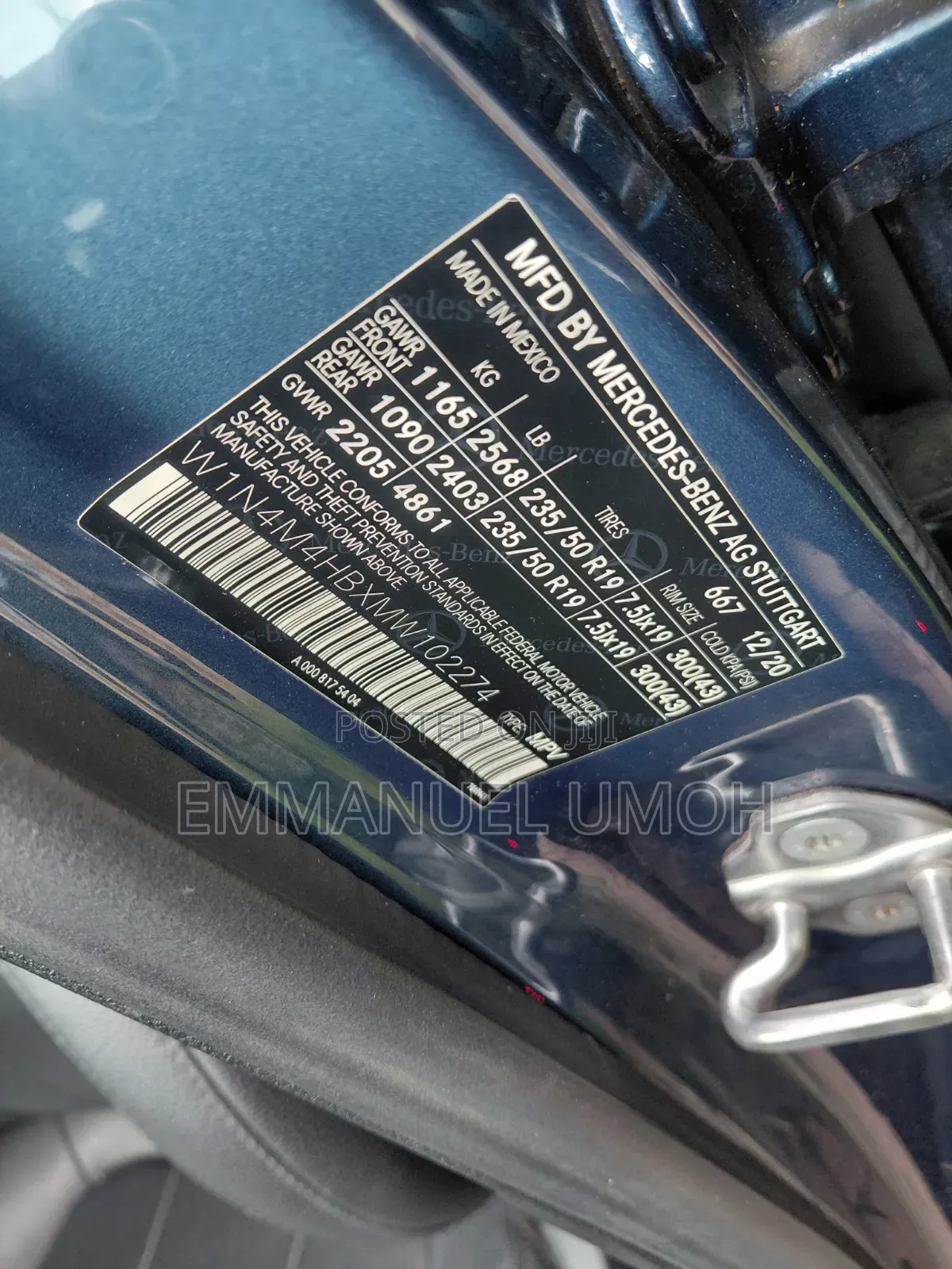 Mercedes-Benz GLB-Class 2021 Blue