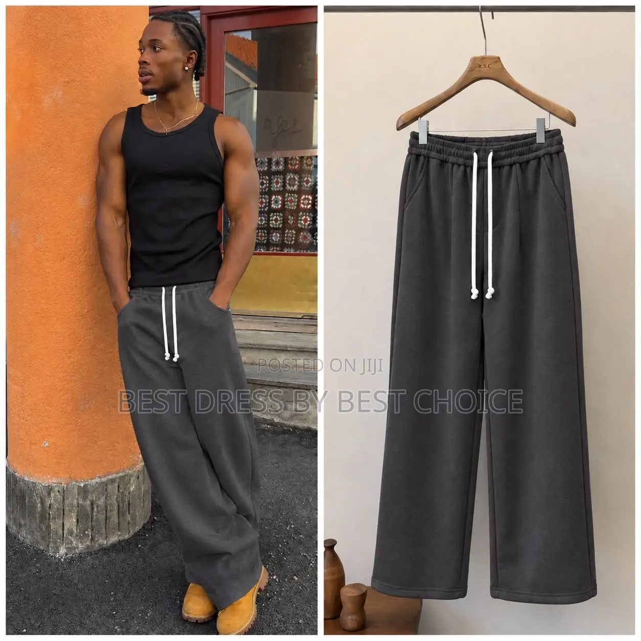 High Quality Luxury Plain Joggers Now Available in Store 