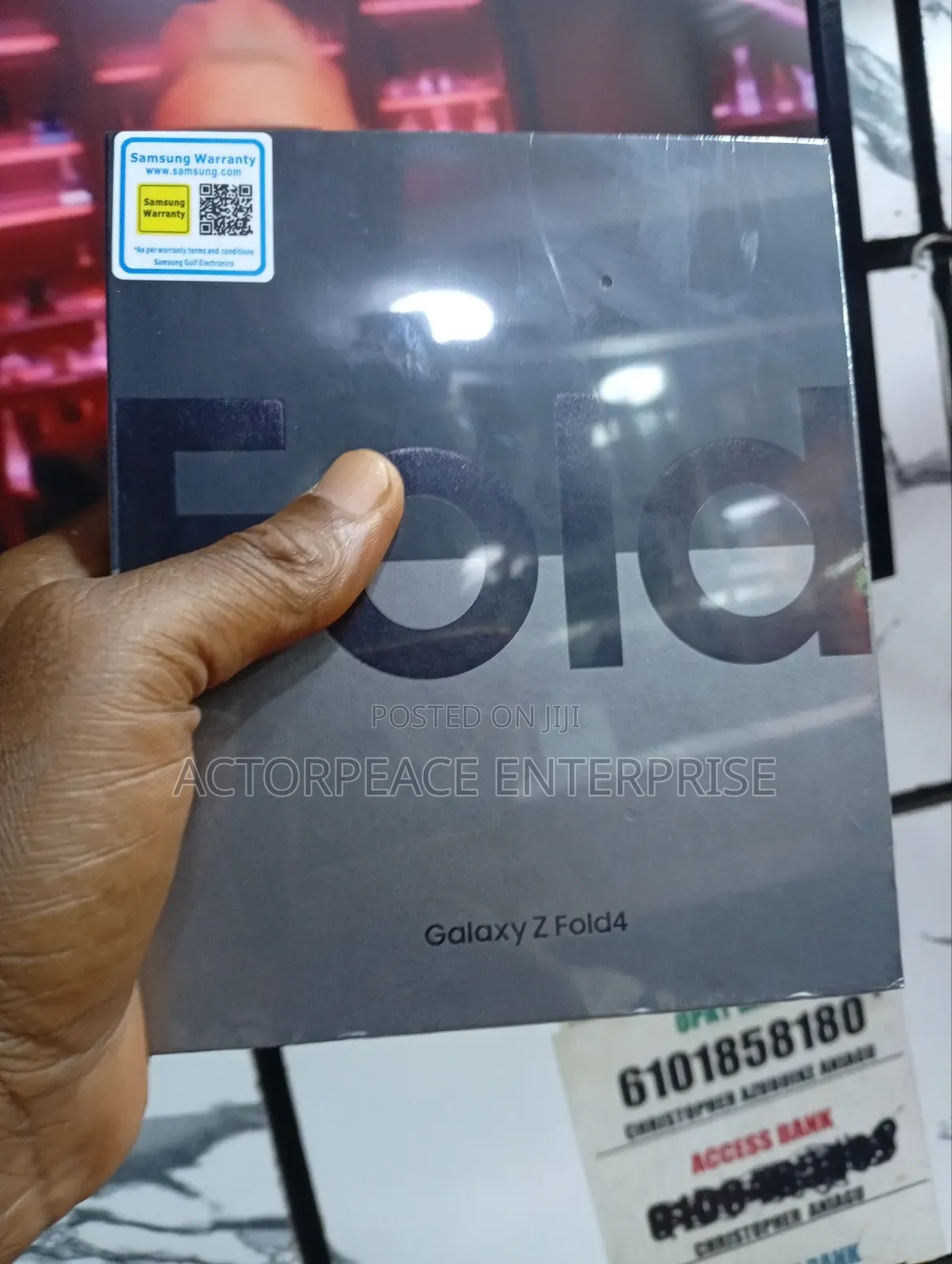 New Samsung Galaxy Z Fold4 256 GB Black