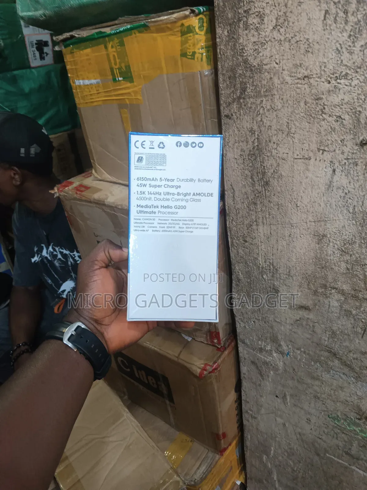 New Tecno Camon 50 256 GB