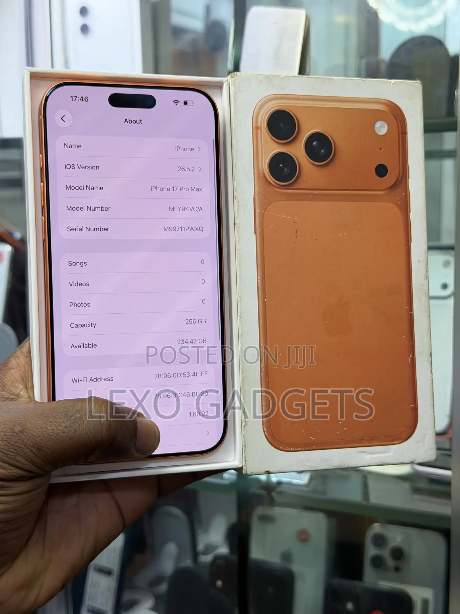 Apple iPhone 17 Pro Max 256 GB Orange