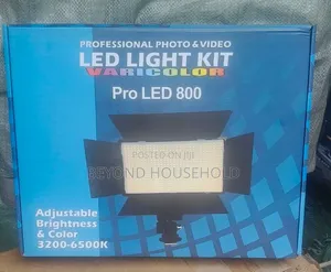 Professional Photo & Video Varicolor LED Light Panel Kit (Pro LED 800)