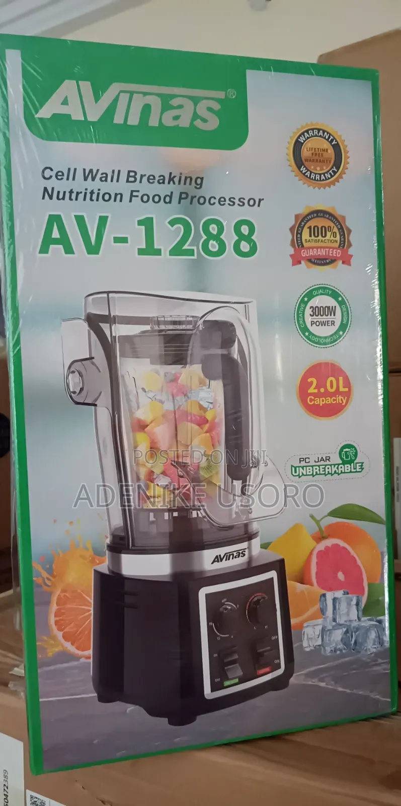 AVINAS Cell Wall Breaking Nutrition Food Processor