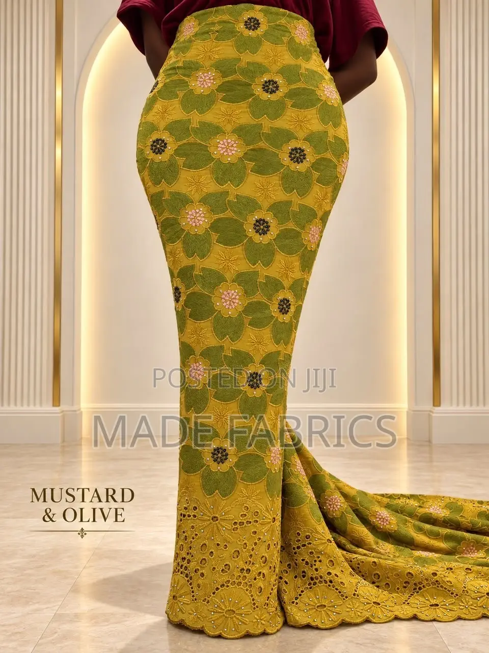 3D Floral Guipure Lace