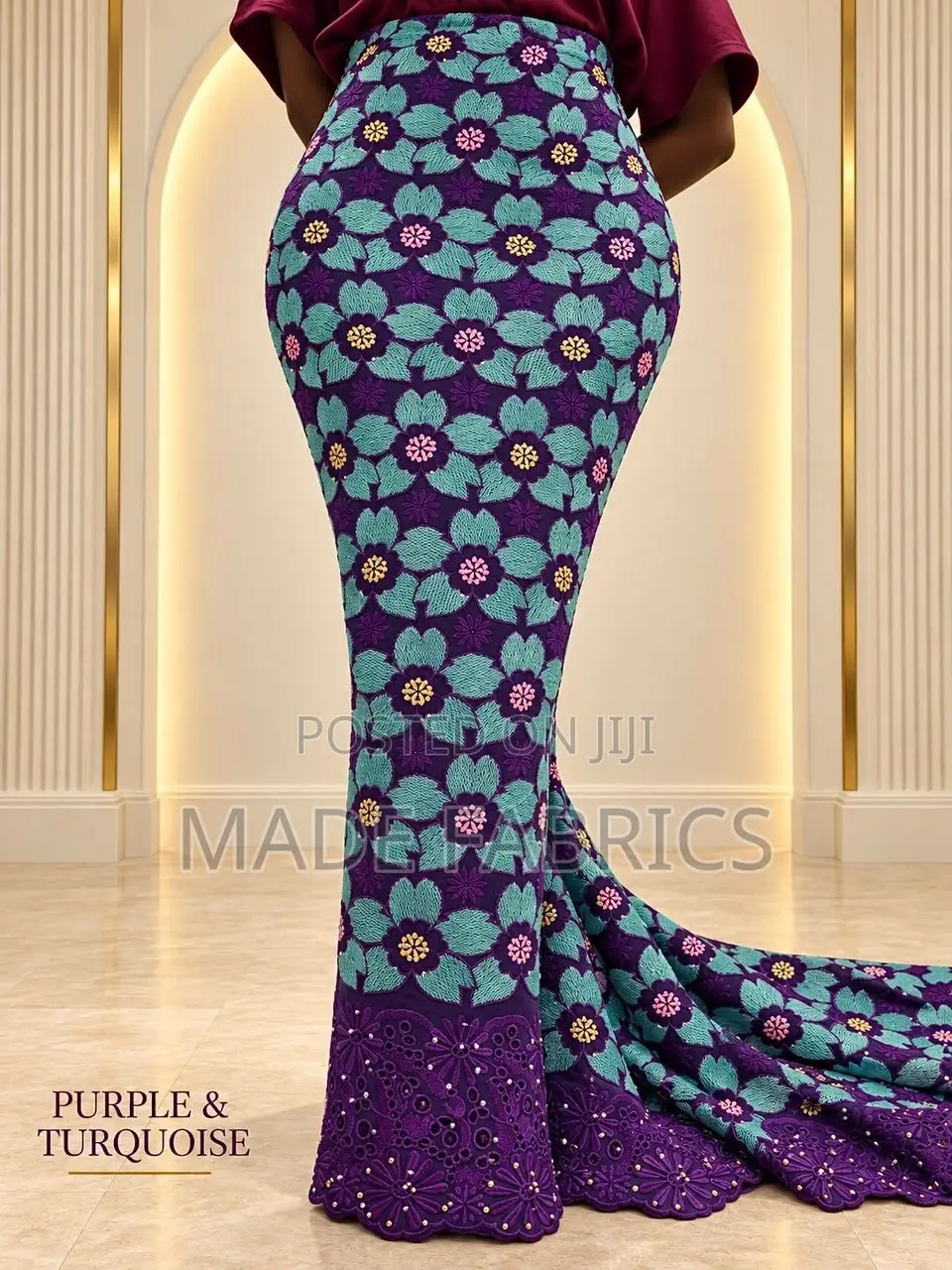 3D Floral Guipure Lace