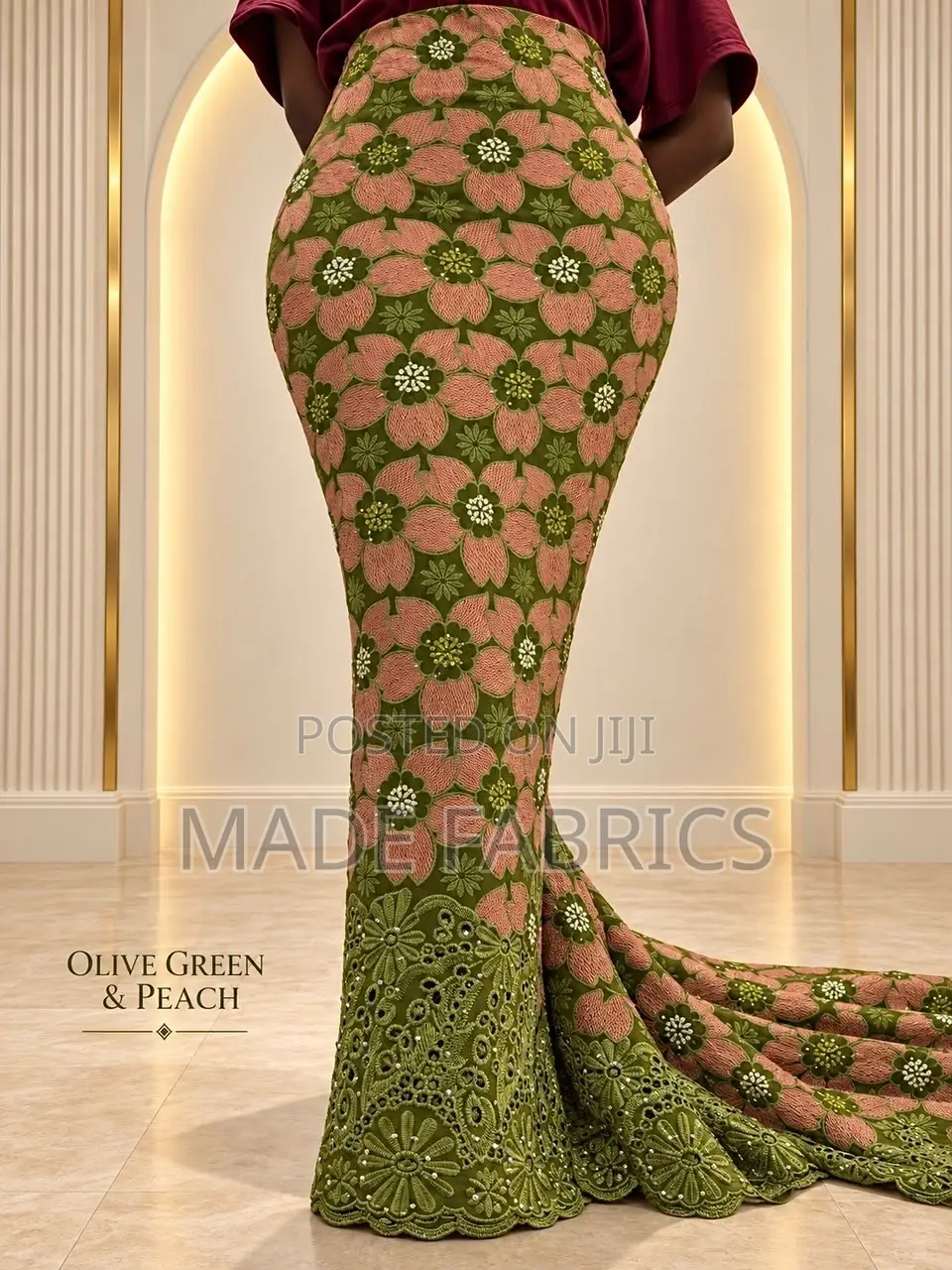 3D Floral Guipure Lace