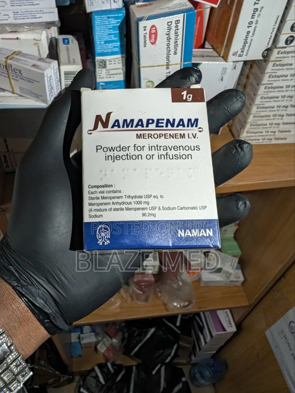 Meropenem 1g