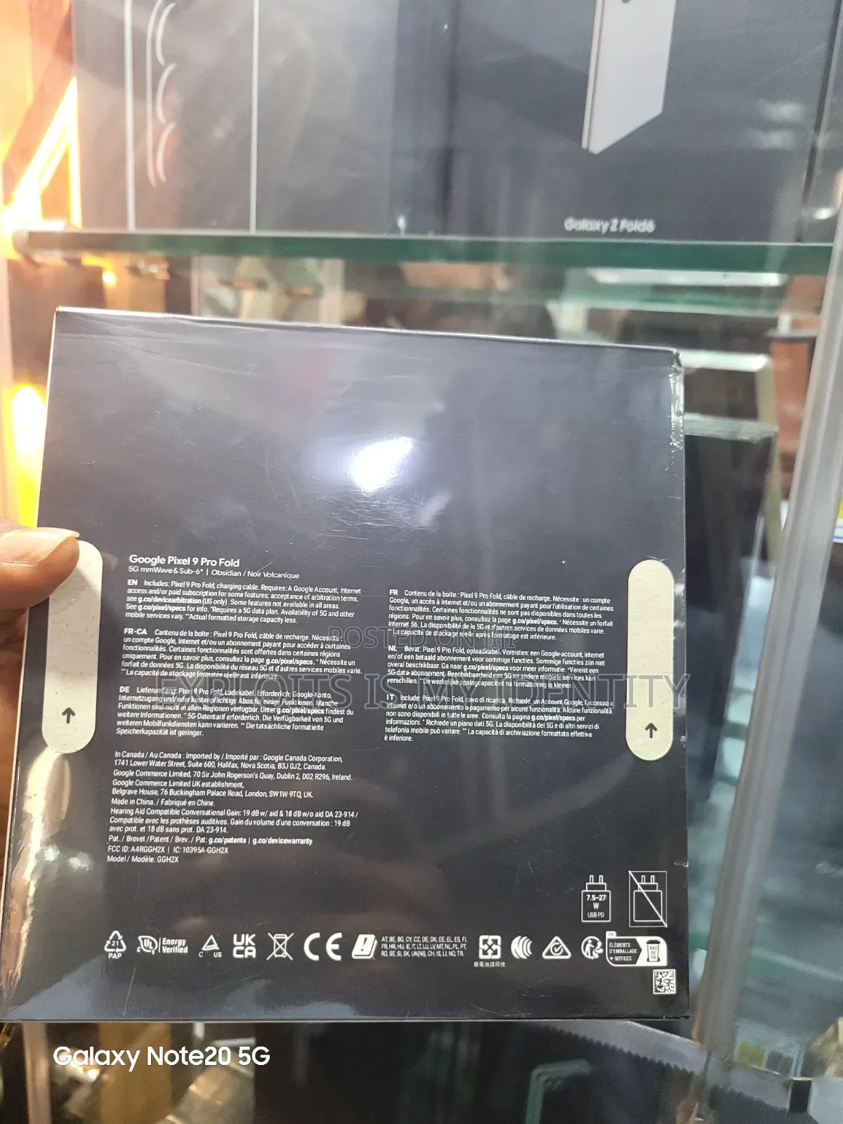 New Google Pixel 9 Pro Fold 256 GB Black