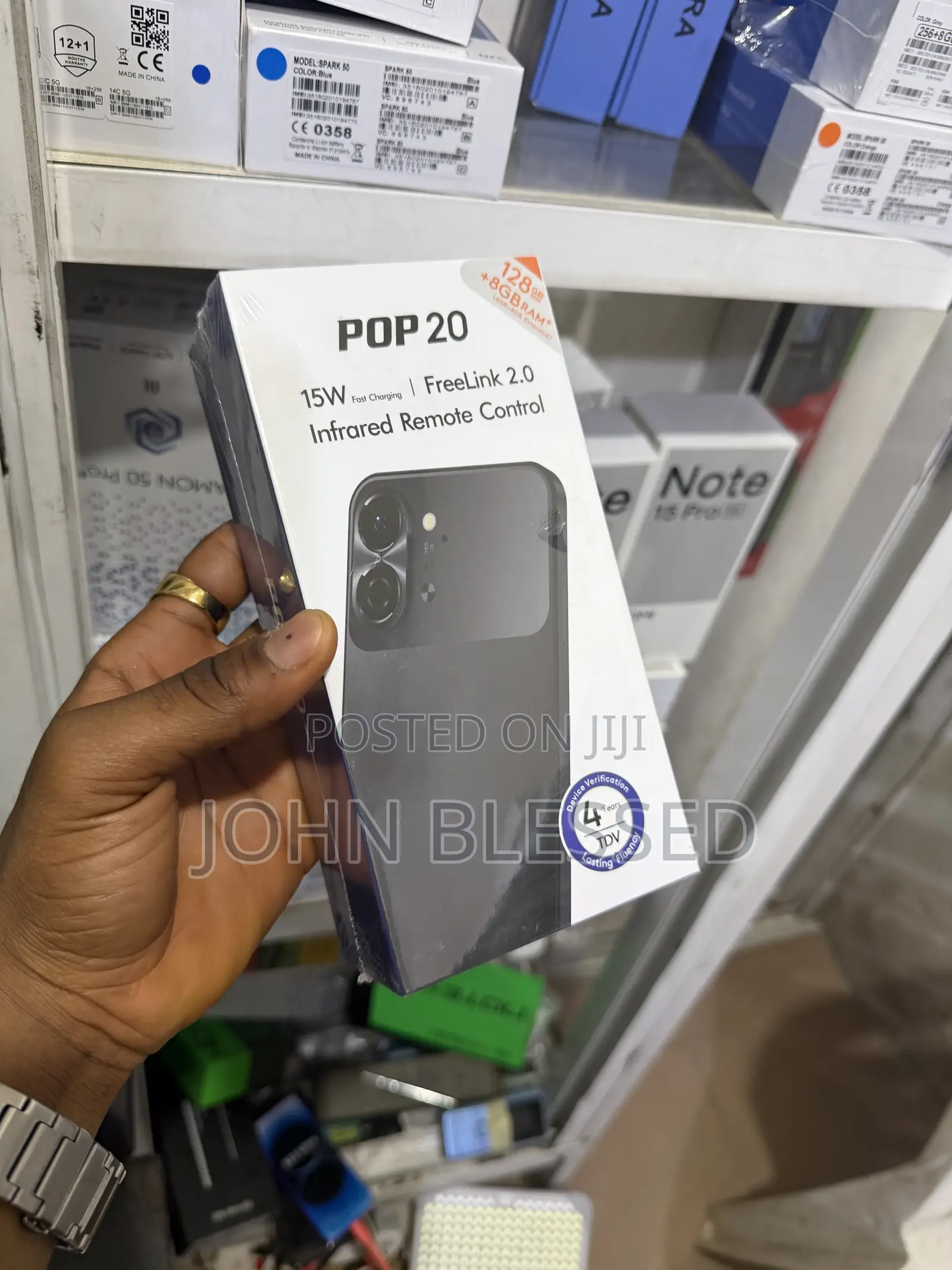 New Tecno Pop 20 128 GB Black