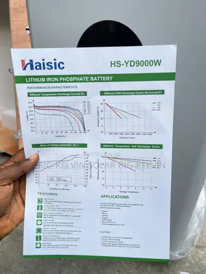 9kwh Haisic Lithium Battery 24v