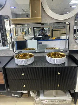 120Cm by 60Cm Black Luxury Cabinet