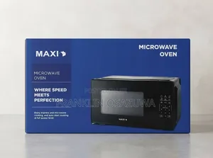 Brand New MAXI 20L Digital Microwave Oven – Black, 6 Auto Cook Menus