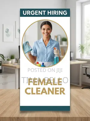 Female Office Cleaner