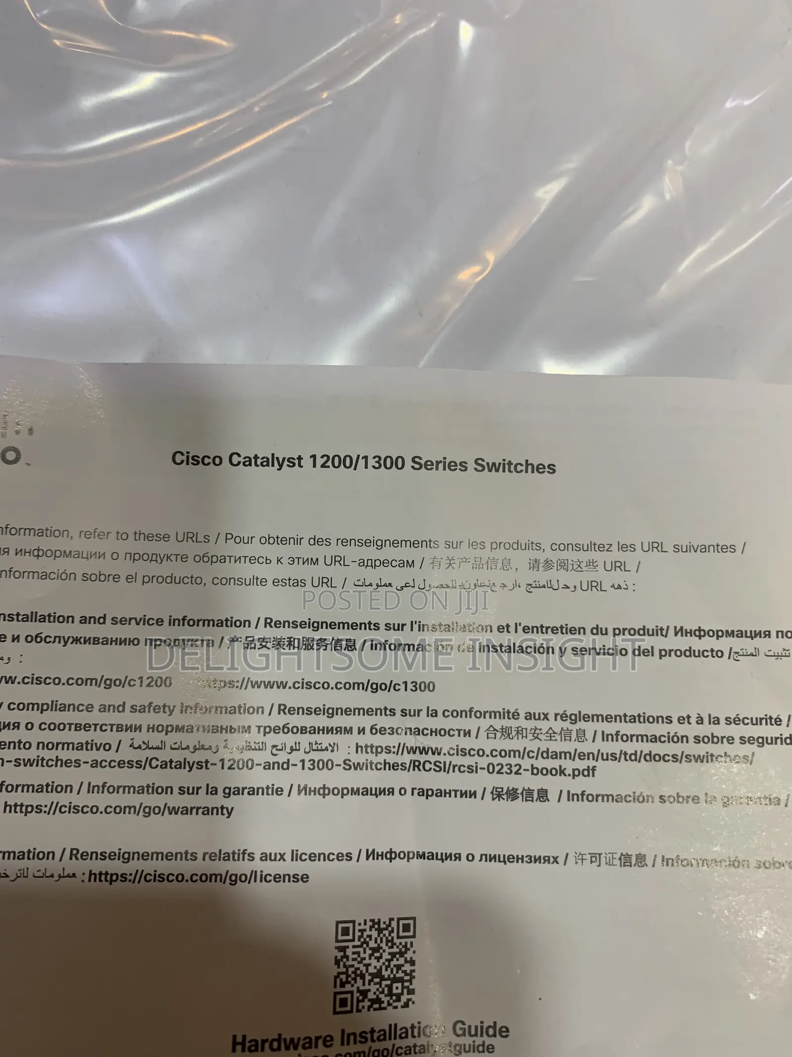 Cisco Catalyst C1300-16t-2g 16-Port Gigabit Managed Switch.