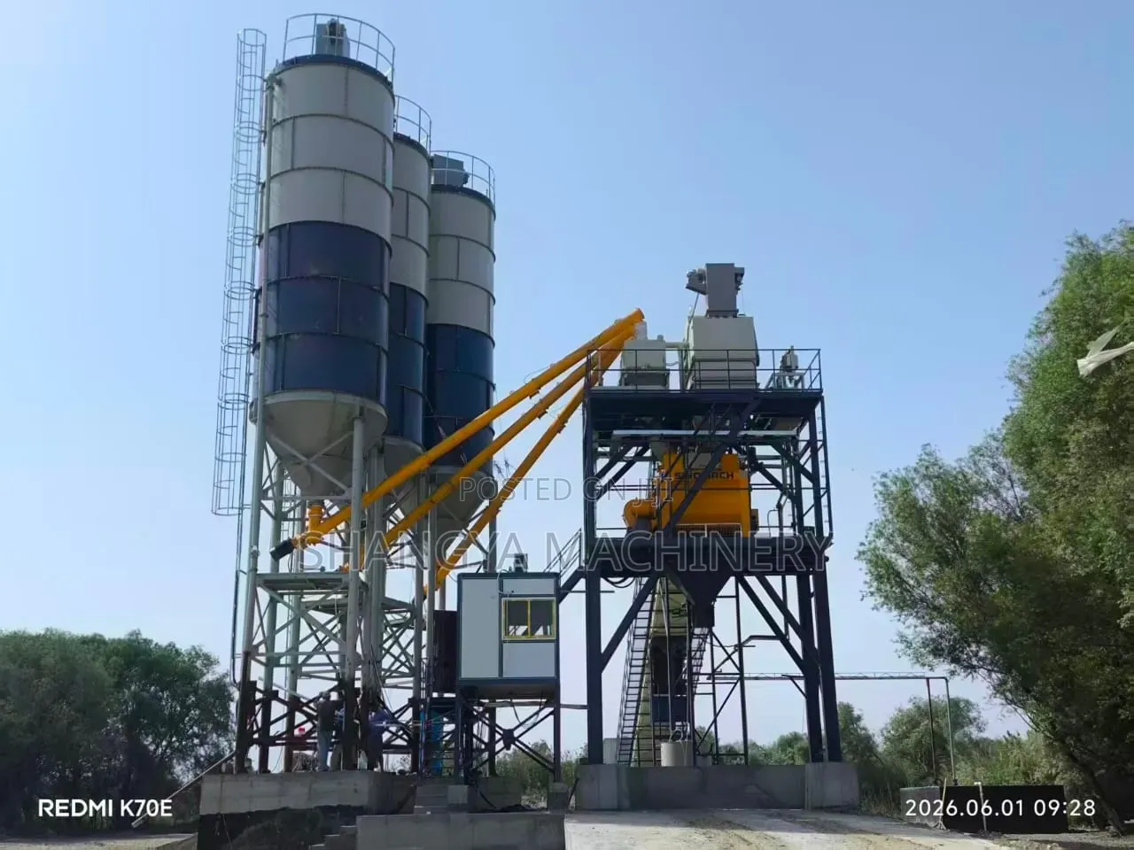 120 Cubic Concrete Batching Plant