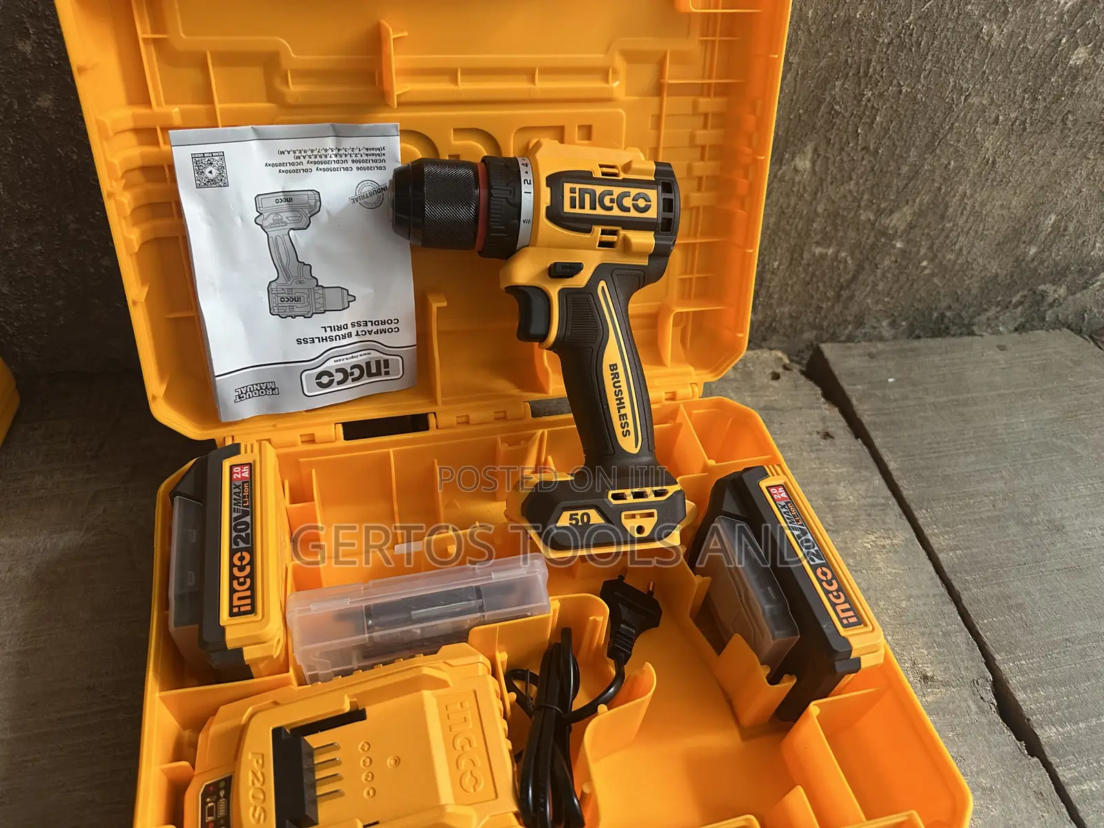 Incco 20v Cordless Drill