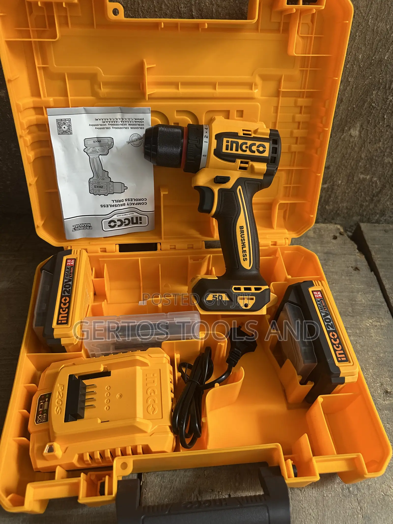 Incco 20v Cordless Drill