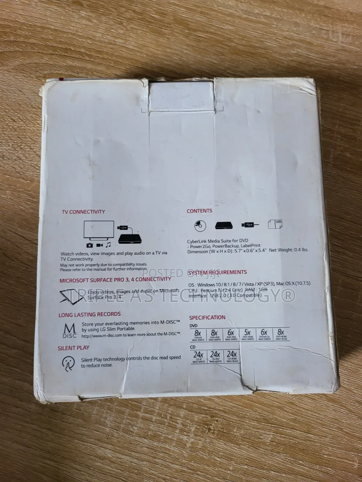 LG Ultra Slim Portable DVD Writer