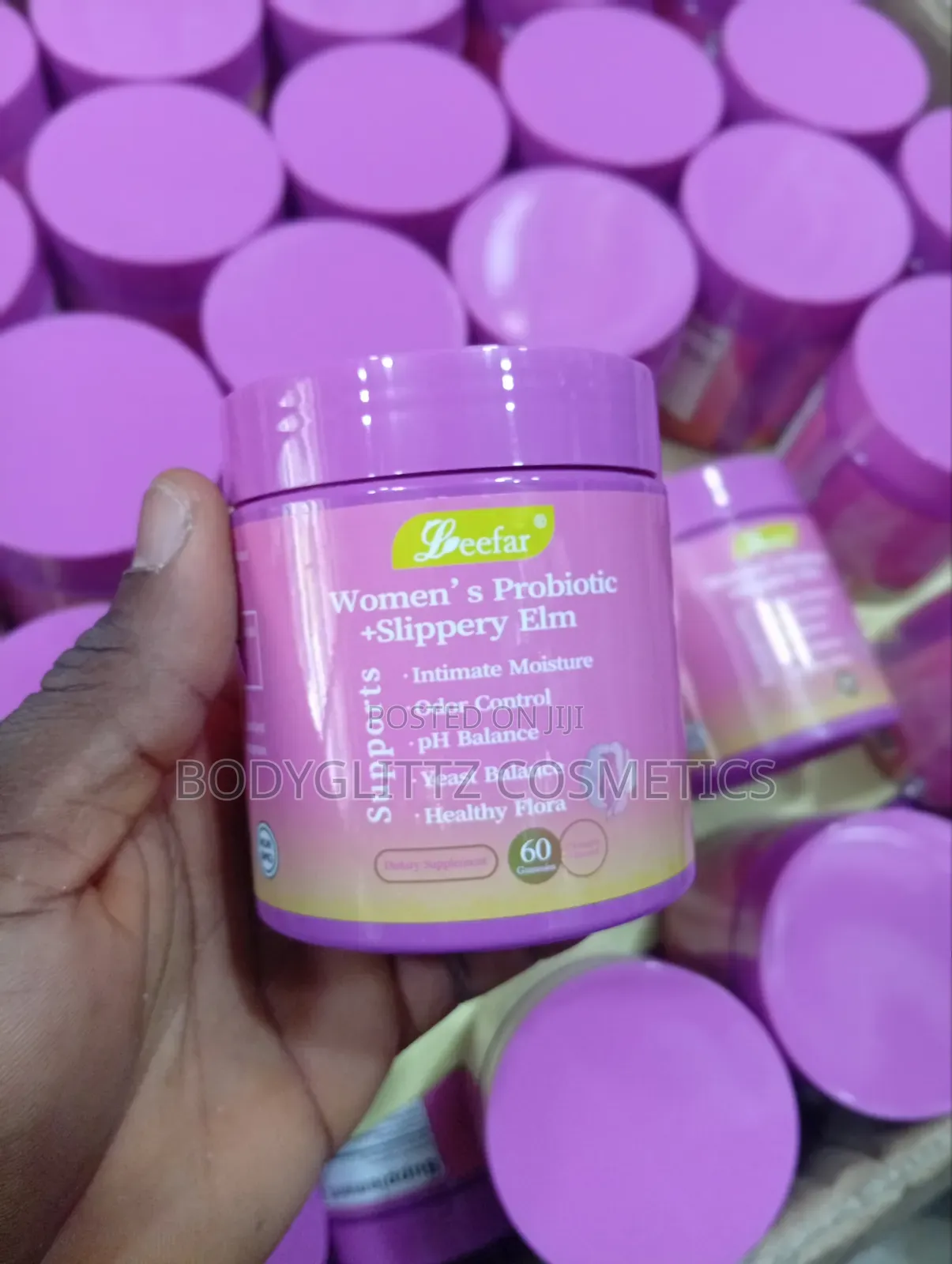 Leefar Women's Probiotics+Slippery Elm Gummies