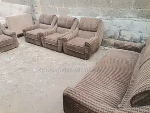 Old but Solid and Classy Settee With Round, Detachable Center Table