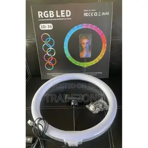 RGB Led 13 Inches RGB Ringlight + Tripod Stand