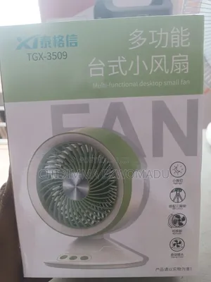TGX Rechargeable Muti-Functional Rotating Desk Top Fan