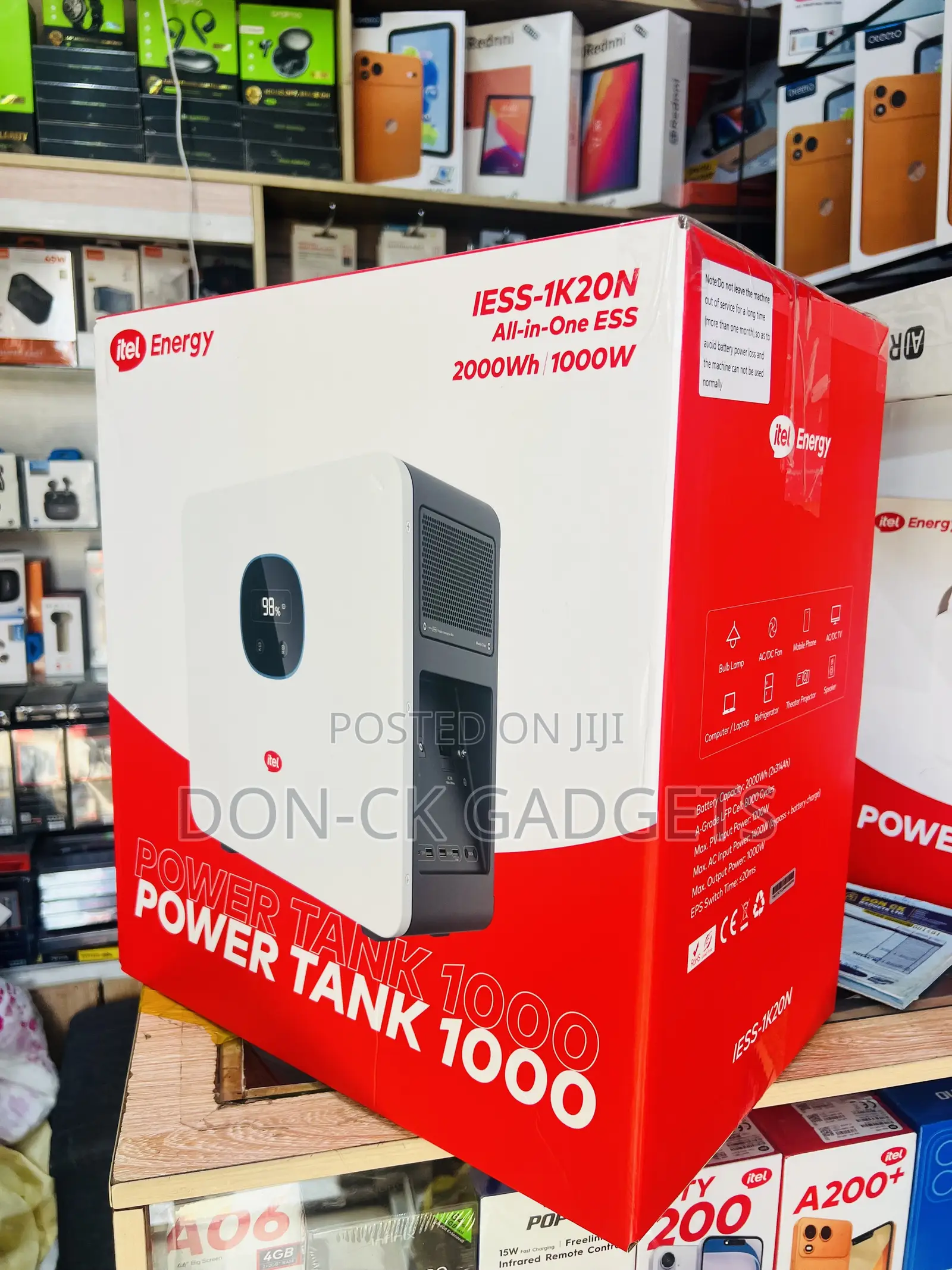 IESS-1K2ON All-in-One ESS 2000Wh/1000w